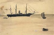 Edouard Manet, Le Kearsargee a Boulogne (mk40)
